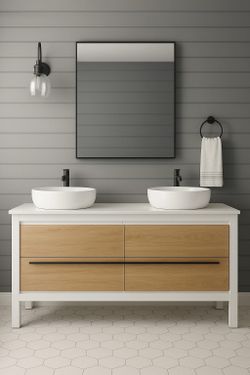 Bathroom vanity 72”
