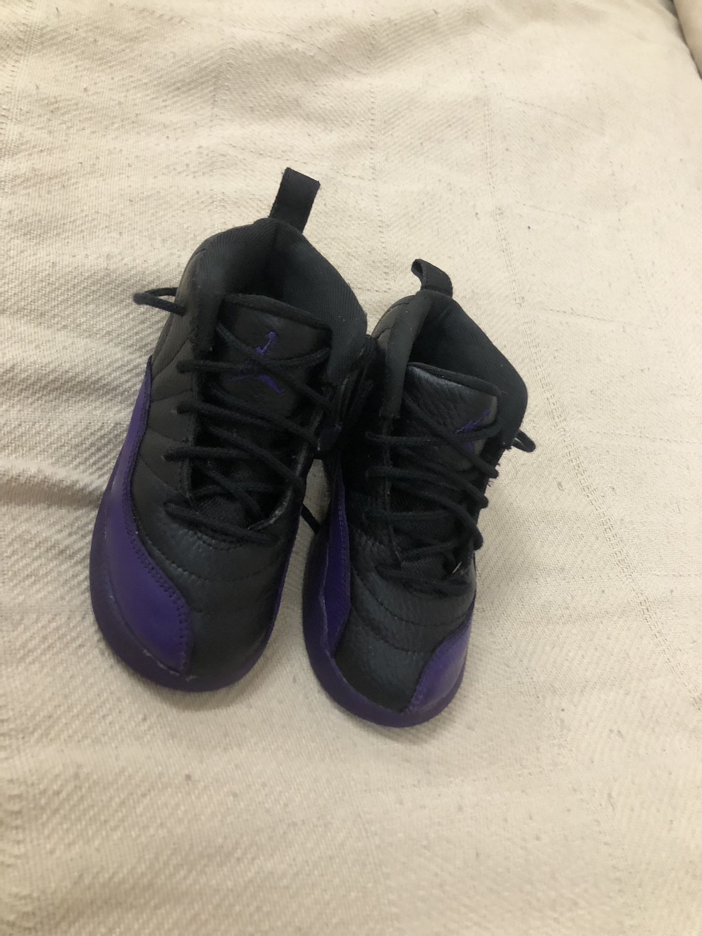 Purple And Black Jordan’s Size 10c toddler