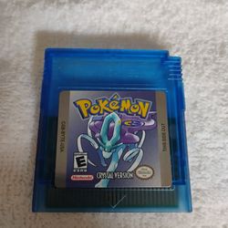 Pokemon Crystal Edition Video Game Boy Nintendo Gameboy Cartridge 