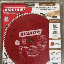 Diablo D12100X 12 in. x 100 Tooth Ultimate Polished Finish Saw Blade