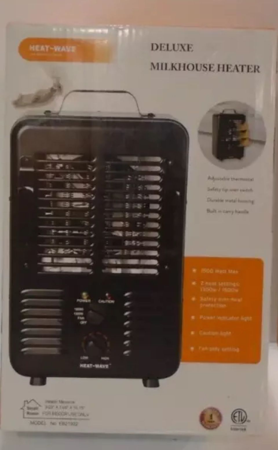 Heat Wave Heater/ Fan