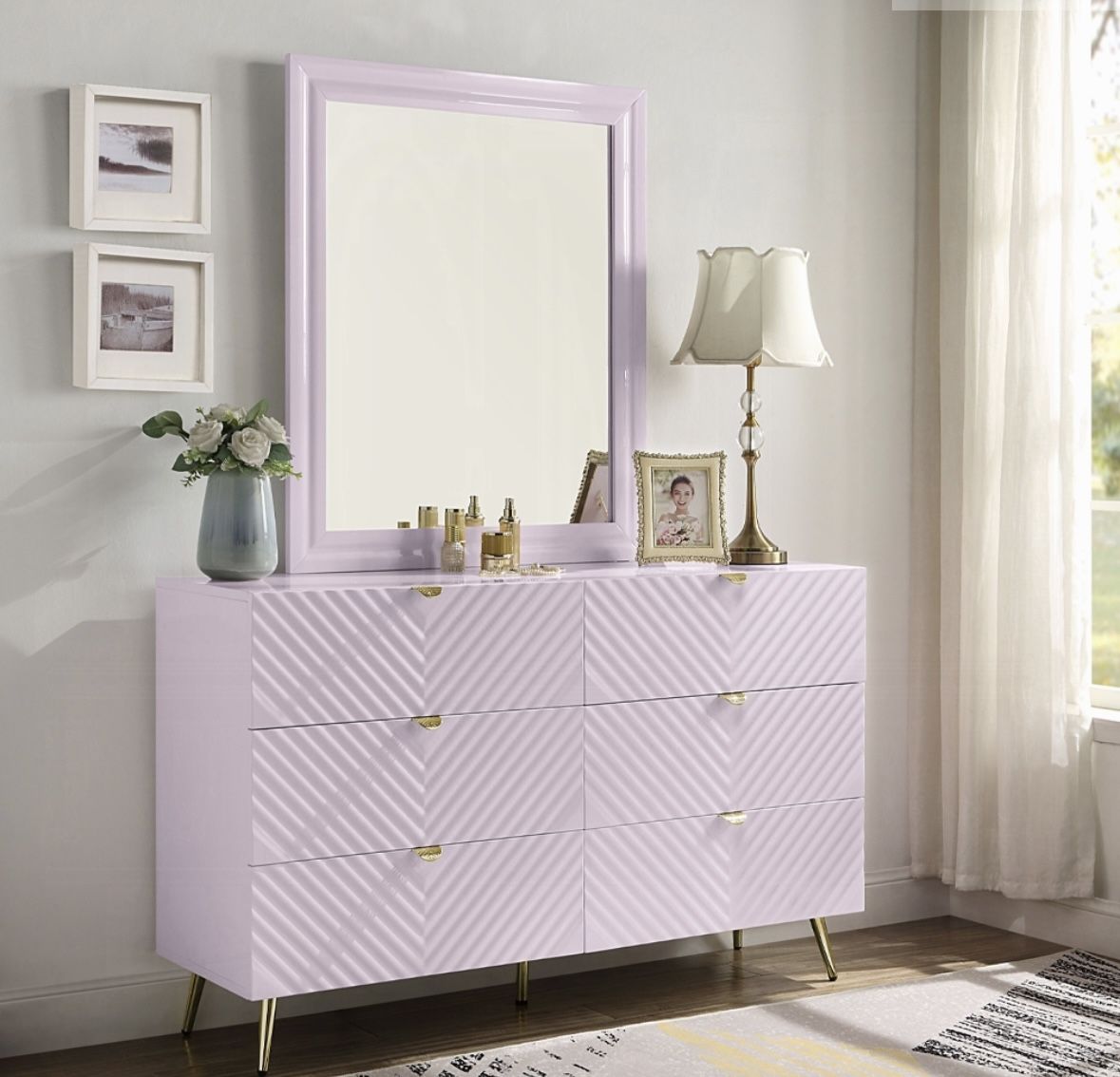 Pink Dresser
