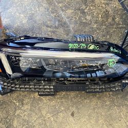 2025 Honda Civic Right Used Headlight 