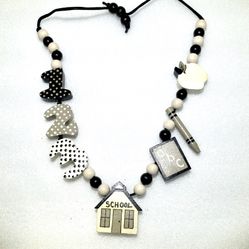 School Themed Necklace