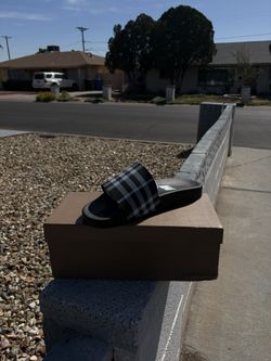 Black Burberry Slides (42-9)