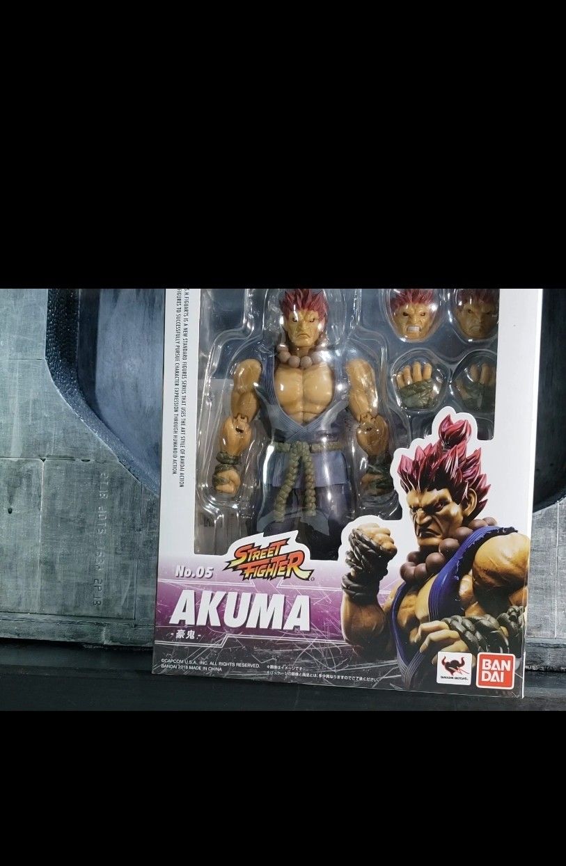 Sh Figuarts Streetfighter 2 6 Game AKUMA Ryu Toy Jada Snes Capcom
