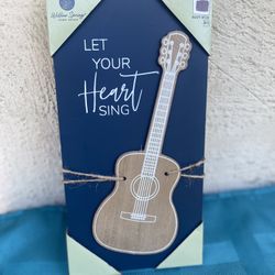 Let Your Heart Sing Wall Plaque 