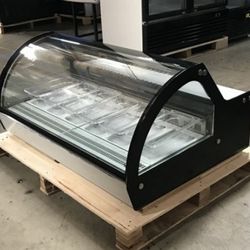 6 pan Counter top popsicle Freezer Display RTD-122L-1P