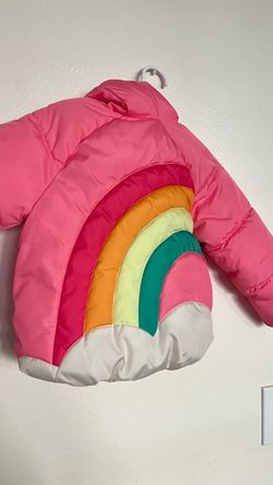 toddler girl - rainbow jacket
