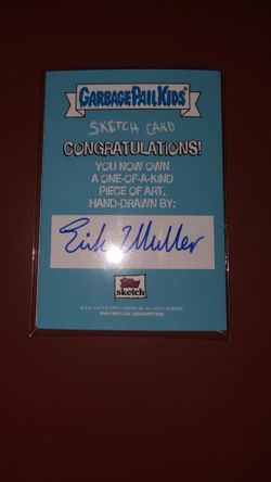 Gpk kids at play one of one triptych sketch card