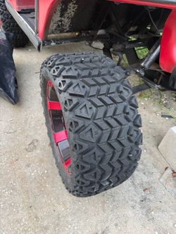 Golf Cart Rims and Tires