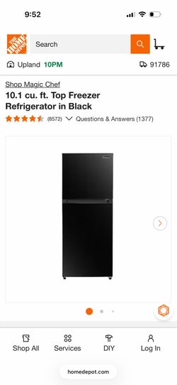 Magic chef apartment size refrigerator