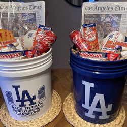 🎁 LA Dodgers World Series Gift Basket 
