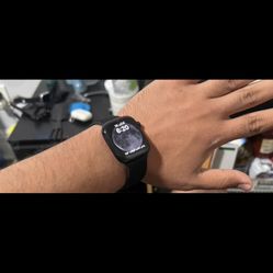 Apple Watch Series 10 GPS 42mm Jet Black Aluminum Case with Black Sport Band - S/M