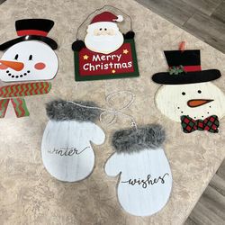 Wooden Christmas Signs
