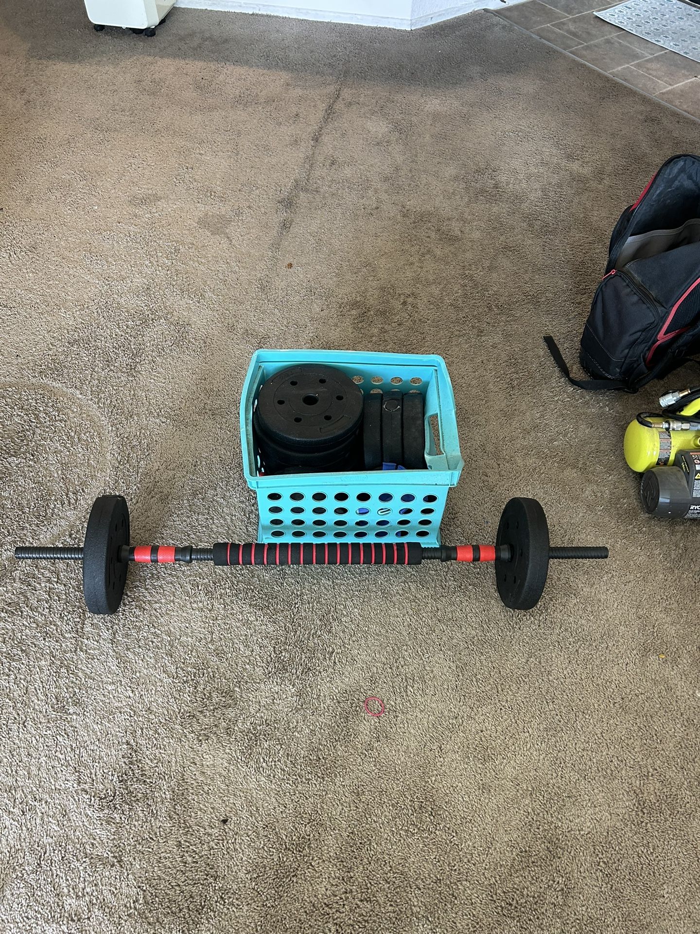 Full Adjustable dumbbell/barbell Set 