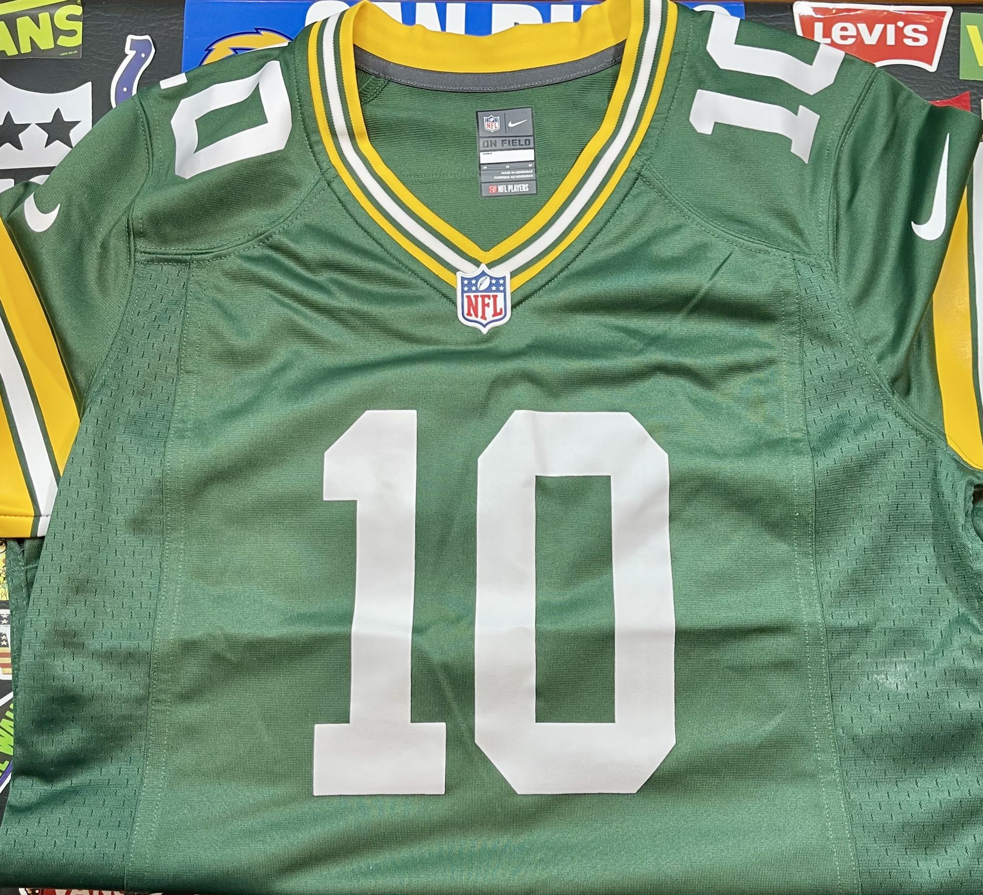 Jordan Love On Field Jersey
