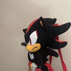 Dark Sonic Plush Backpack