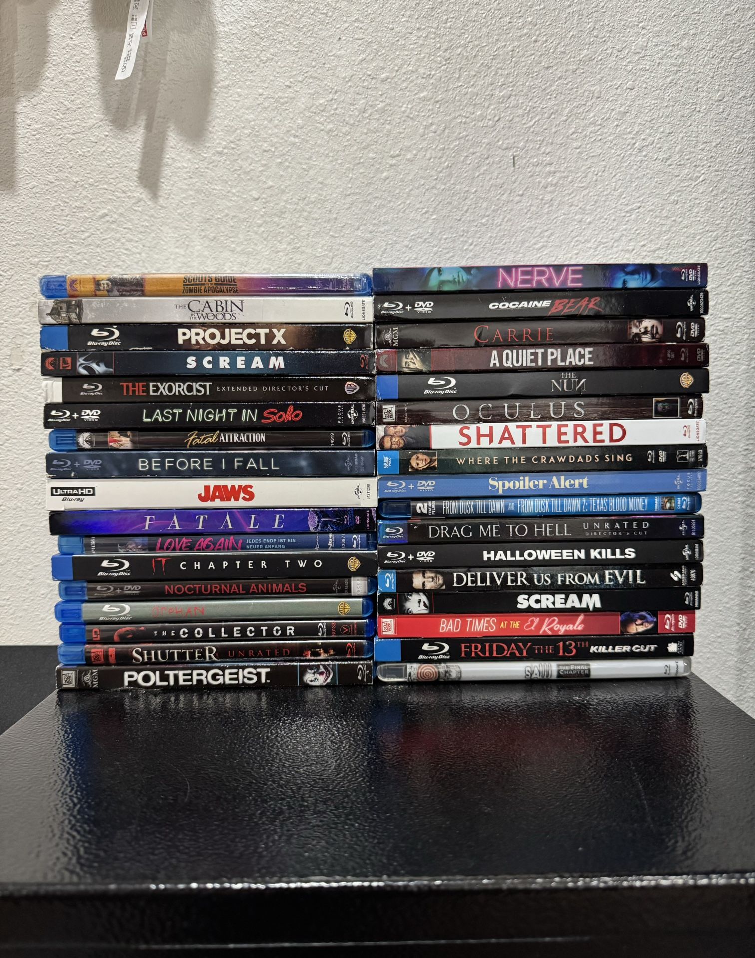 Blu-ray lot (mostly horror movie blurays) + $5 Each + Read description🎃