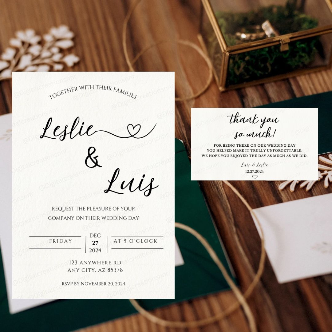 Digital Invitations For Any Theme Party, Wedding Invitation