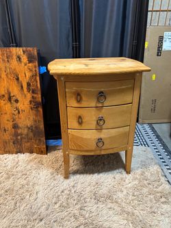 Queen bed frame and small dresser