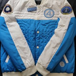 Fantastic Four First Steps Bomber Jacket Marvel Mens Medium 