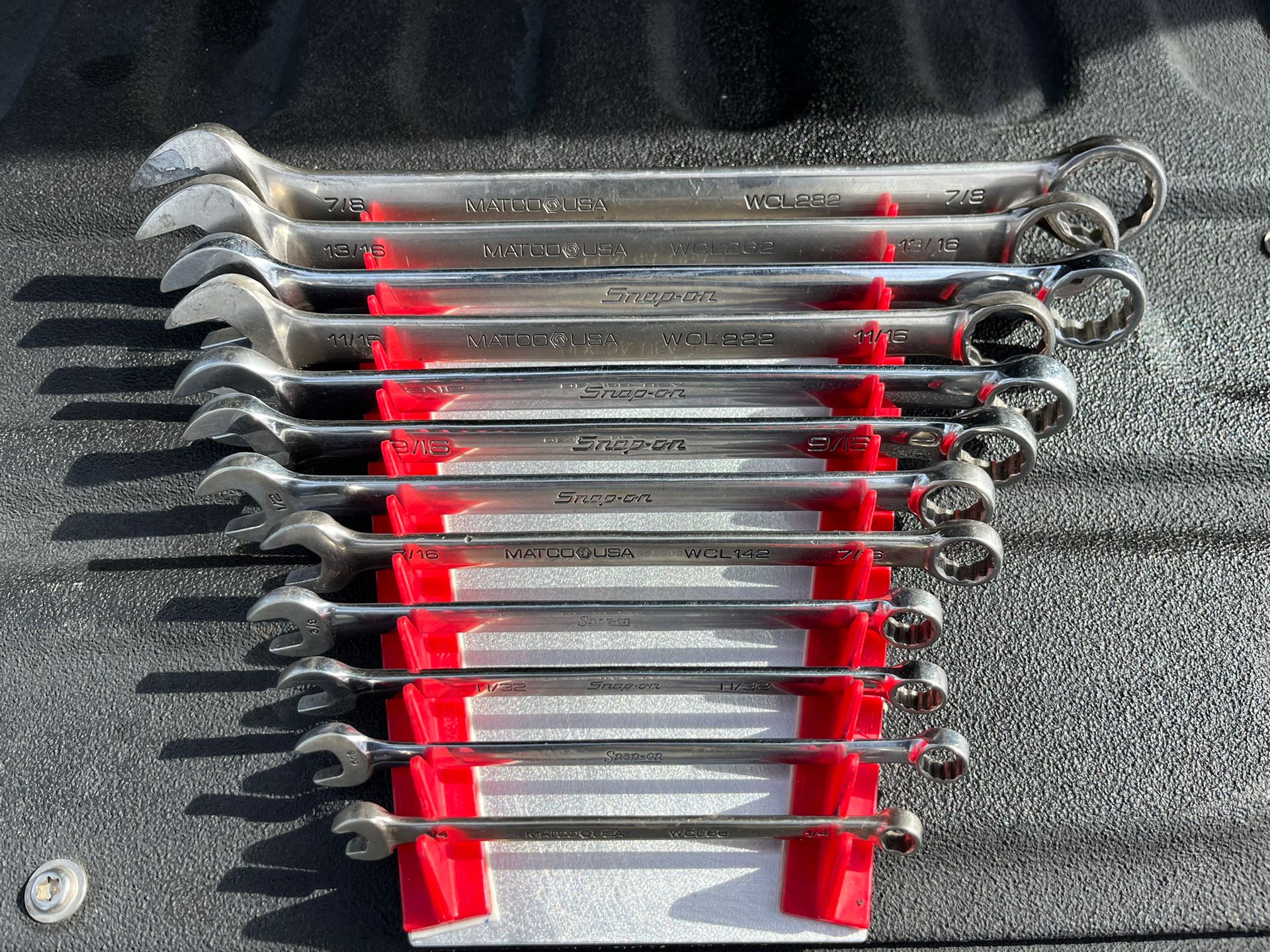 Snap On / Matco Standard Wrench Set 12 Pcs