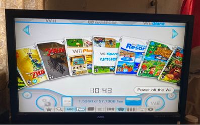 NINTENDO WII Loaded with Over 2500 GAMES