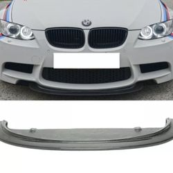 Fits 08-13 E90 E92 E93 M3 CRT Style Front Bumper Lip Spoiler - Carbon Fiber (CF)