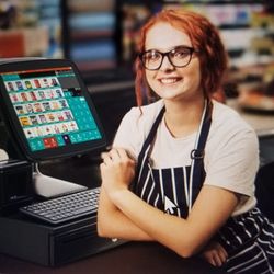 POS Cash Register, 2 Monitors 11 X 15", 2 Thermal Printer, Cash Drawer,