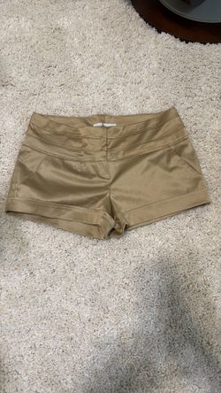 Stylish Tan Women's Shorts silky new no tag medium dressy Charlotte