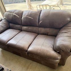 Leather Couch 