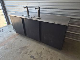 Beverage-Air Commercial Bar Cooler Keggerator Keg Cooler Commercial Back Bar Cooler - WORKS