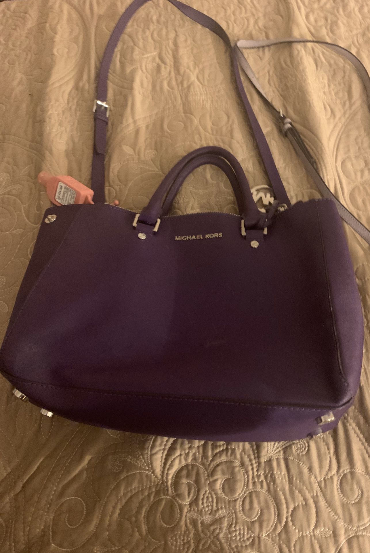 Mk Purple Bag, VS Crossbody, Couch Chained Wallet