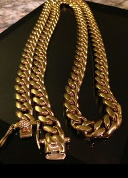 Gold Plated Miami Cuban Chain (30 inches)