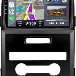 Ford F150 Radio Upgrade 2009-2012: Android 14 Car Stereo with Wireless CarPlay & Android Auto - 9 Inch Touchscreen GPS Navigation Head Unit with Bluet