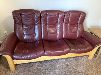 Ekornes Stressless Couch Buckingham High Back Sofa