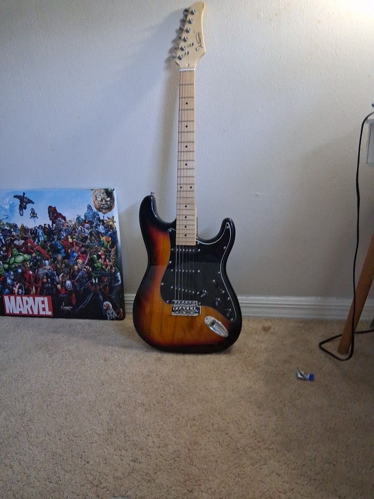Electric Guitar NO CORD NO MUSIC BOX