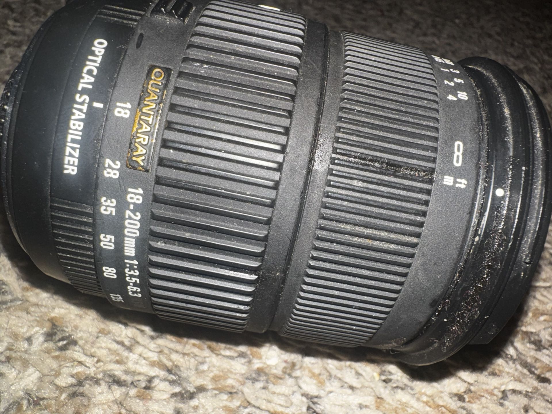 Quantaray Lens 18-200mm