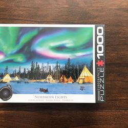 Northen Lights 1000 Pieces Puzzle