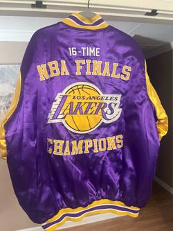 NBA 16 Time NBA Finals Champions Los Angeles Lakers Jacket
