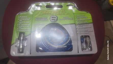 8 Gauge Amp Wiring Kit 400 Watts OFC Copper Wire Car Audio Installation