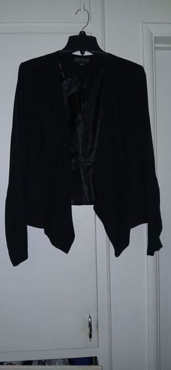 Forever 21+ Black Open-Front Blazer Size 1X