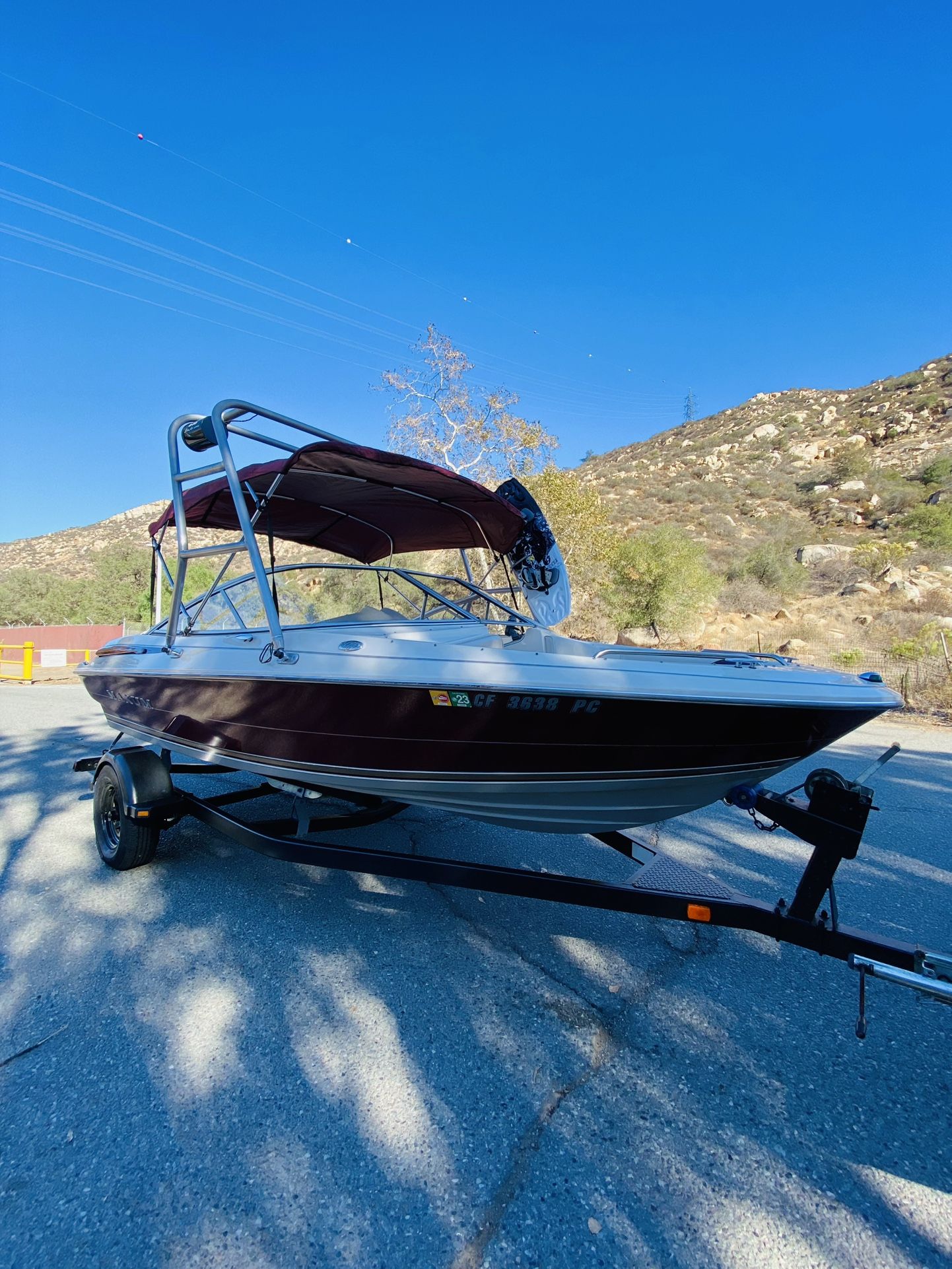 🚤 Maxum 1900SR – 1997 – 19 ft with KARA Trailer + Sound System + Accessories – Ready to Hit the Water!