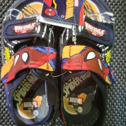 Boys Spiderman Sandel Size 30 = 7.125 Inch