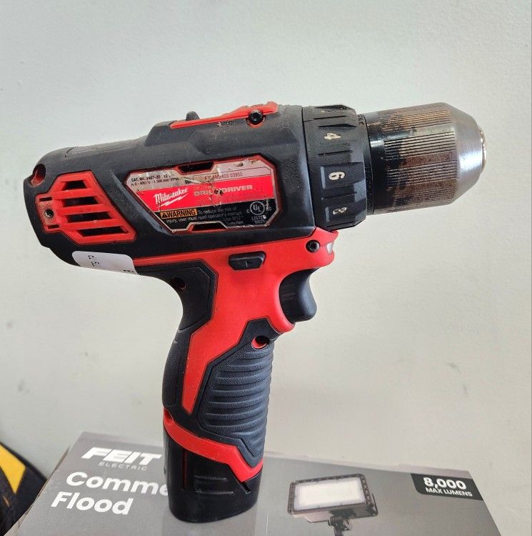 Milwaukee Drill With Battery Used