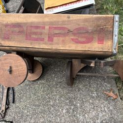 Vintage, Local Pepsi Crate / Wagon
