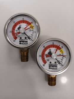 RACOR RK19669 Vacuum Gauges -30 to 0" HG