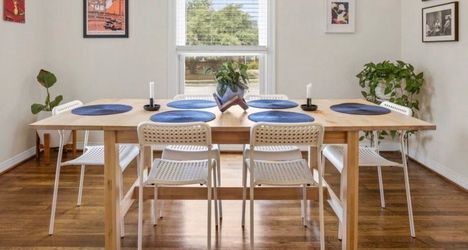 Pine Wood Table (chairs not included)