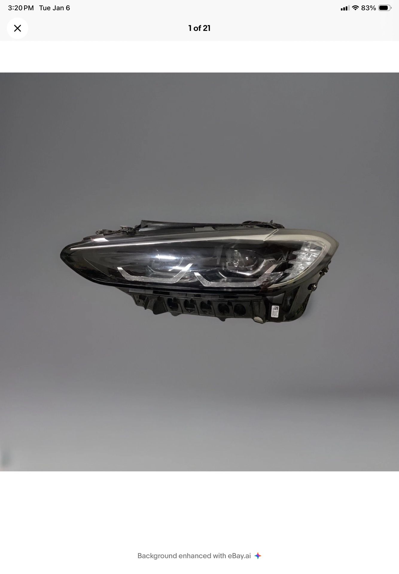 2021 2022 2023 BMW 430i LED HEADLIGHT LEFT USED OEM